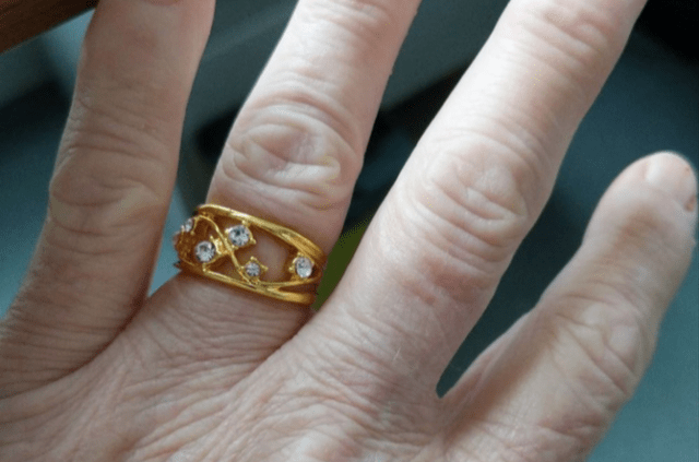 Искрящ пръстен в 18 К и диаманти Lady's, Diamond, Warranty - No - city of Bеrkovitsa | Rings - снимка 4