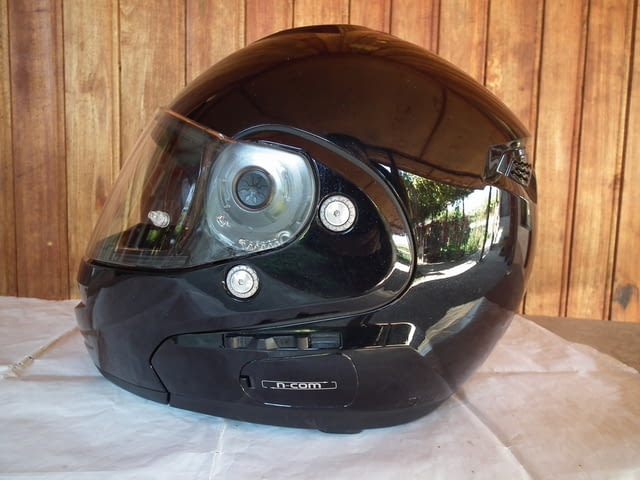 Nolan N103 Special N-Com отварящ се мото шлем каска за мотор с тъмни очила - снимка 3