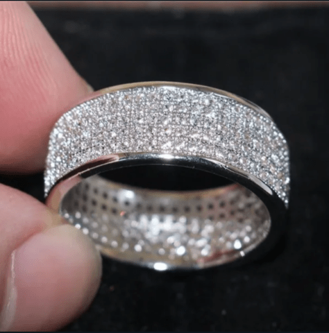 Ослепителен пръстен с бели сапфири Unisex, Sapphire, Warranty - No - city of Bеrkovitsa | Rings - снимка 4