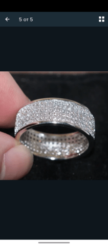 Ослепителен пръстен с бели сапфири Unisex, Sapphire, Warranty - No - city of Bеrkovitsa | Rings - снимка 8