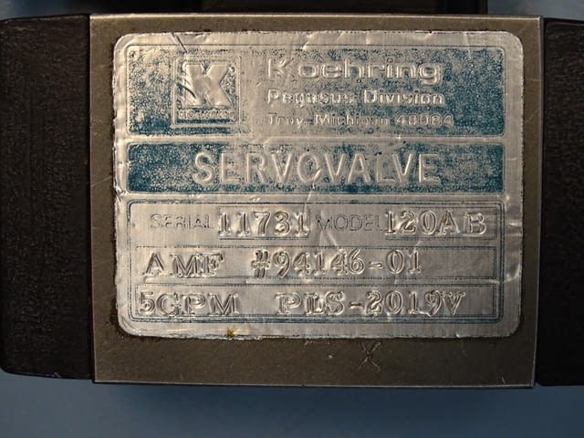 Серво клапан KOEHRING 120AB servo valve PSL-2019V, град Пловдив | Промишлено Оборудване - снимка 7