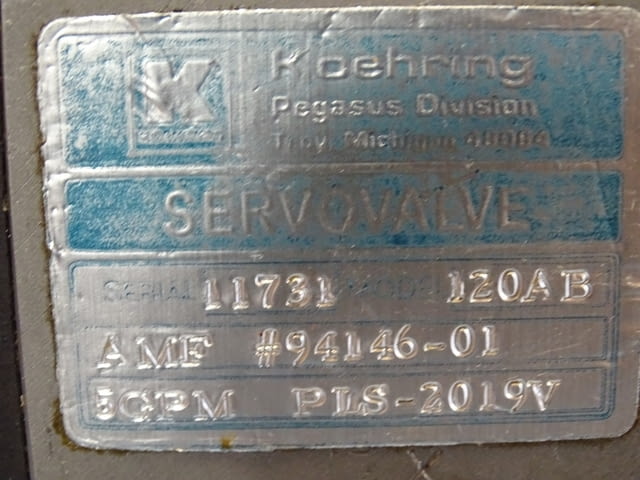 Серво клапан KOEHRING 120AB servo valve PSL-2019V, град Пловдив | Промишлено Оборудване - снимка 8