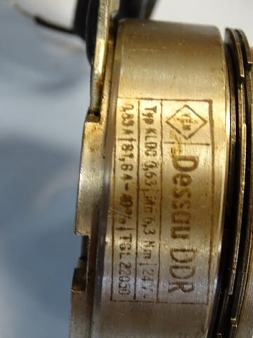 Съединител електромагнитен Dessau KLDO 0.63 24VDC electromagnetic clutch - снимка 7