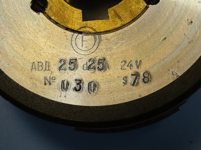 Съединител електромагнитен АВД-25 24VDC electromagnetic clutch - снимка 4