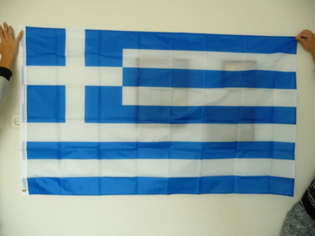 Ново Знаме на Гърция Атина Солун Елада острови Спарта Омир, city of Radomir - снимка 1
