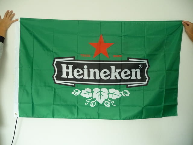 Heineken знаме Хайнекен бира реклама бар пиво халби чаши, city of Radomir - снимка 2