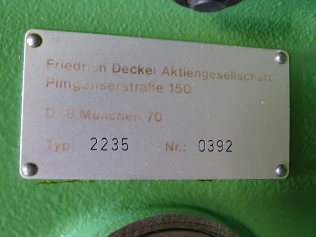 Приспособление за спирално фрезоване Deckel typ2235 Deckel spiral milling attachment gear boxes FP-1 - снимка 4