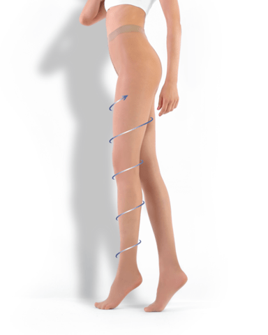 Jolie Folie 20den графит италиански луксозен чорапогащник без ограничител 40-65кг Жоли Фоли - снимка 2