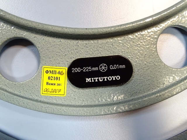 Комплект микрометри Mitutoyo 193, 103 outside micrometer 125-300mm - снимка 9