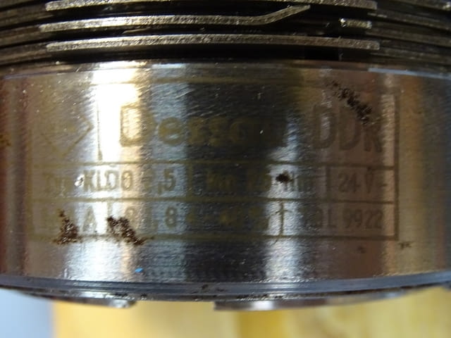 Съединител електро-магнитен Dessau KLDO 2.5 24V electromagnetic clutch - снимка 5
