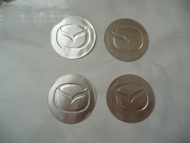 4 емблеми Мазда Mazda метални алуминиеви джанти лети волан, град Радомир | Аксесоари / Консумативи - снимка 3