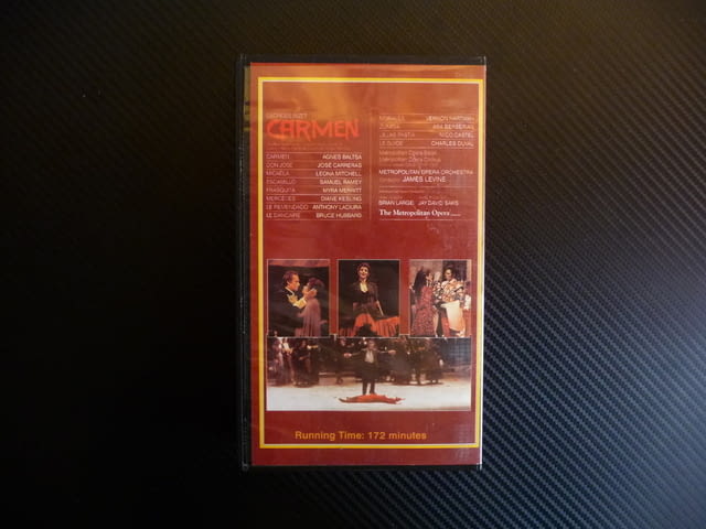 Кармен Carmen VHS Метрополитен опера Metropolitan opera, град Радомир | Филми - снимка 3