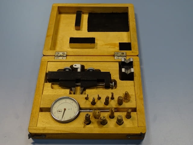 Модуломер KL-10, M 2.5-10, нормаломер с индикаторен часовник, град Пловдив - снимка 1