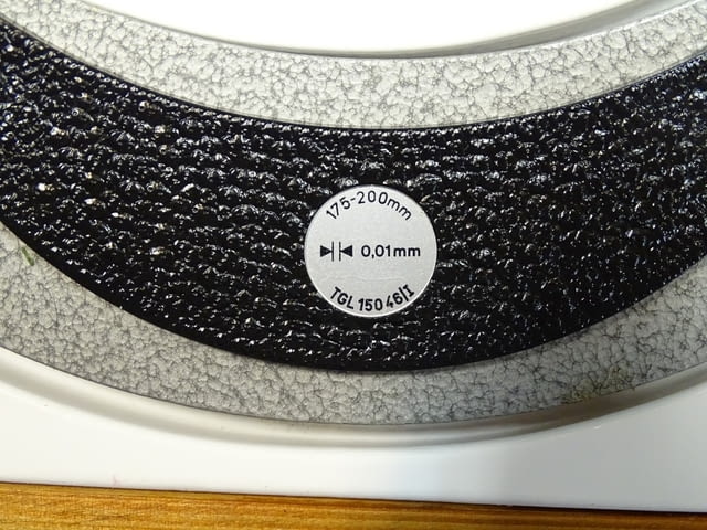 Микрометър SUHL 175-200 mm, 0.01 DDR Micrometer, city of Plovdiv | Industrial Equipment - снимка 5