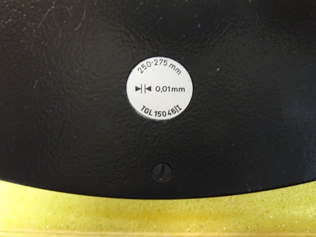 Микрометър SUHL 250-275 mm, 0.01 DDR Micrometer - град Пловдив | Инструменти - снимка 4