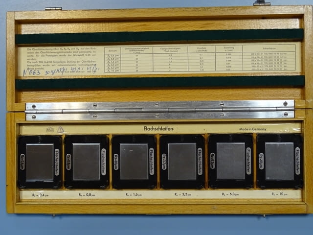 Еталон за проверка на грапавост Flachschleifen MASSI TGL 0-4763 - снимка 2