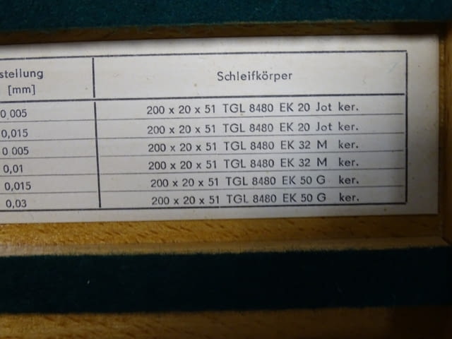 Еталон за проверка на грапавост Flachschleifen MASSI TGL 0-4763 - снимка 5