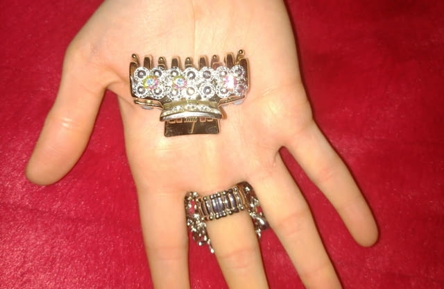 Комплект щипка за коса и пръстен - град Монтана | Аксесоари за Коса - снимка 2