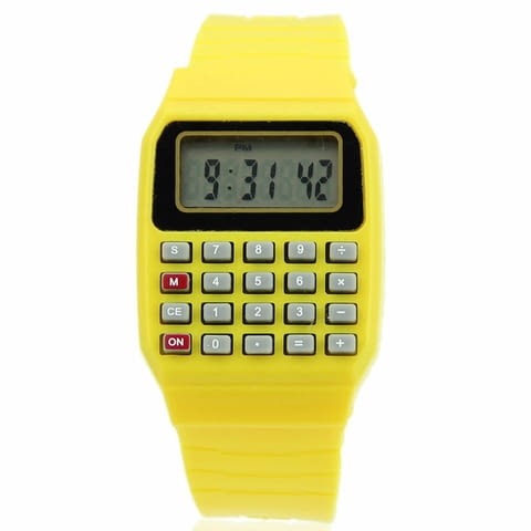 Нови часовници с калкулатор за деца и ученици училище смятане таблицата за умножение часовник - снимка 3