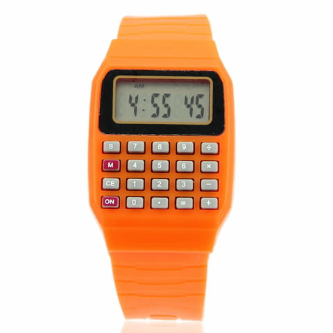 Нови часовници с калкулатор за деца и ученици училище смятане таблицата за умножение часовник - снимка 7