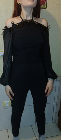 Марков гащеризон XS, Елегантен, Черен - град Монтана | Дамски Дрехи - снимка 3