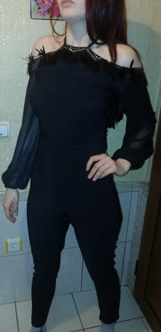 Марков гащеризон XS, Елегантен, Черен - град Монтана | Дамски Дрехи - снимка 4