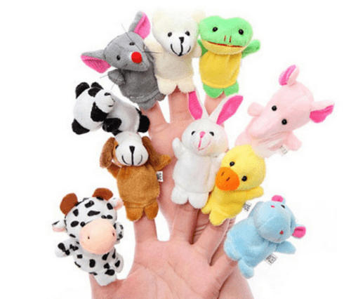 10 малки плюшени фигурки за пръсти куклен театър животни, град Радомир | Образователни / Занимателни - снимка 3