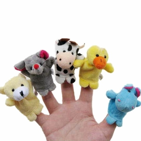 10 малки плюшени фигурки за пръсти куклен театър животни, град Радомир | Образователни / Занимателни - снимка 6