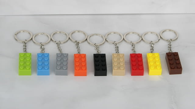 Ключодържатели блокче във форма на блокчета за конструиране тип Лего Lego различни цветове - снимка 1