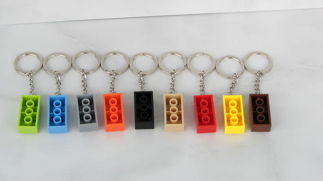 Ключодържатели блокче във форма на блокчета за конструиране тип Лего Lego различни цветове - снимка 2