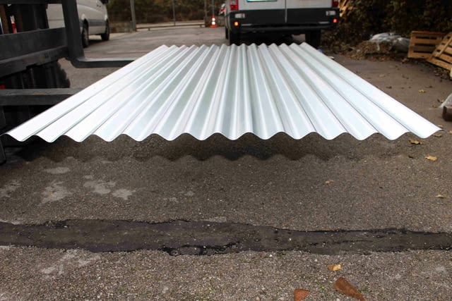 Вълнообразна пластифицирана ламарина Sn18x75-1050 RAL9002 в София - снимка 10