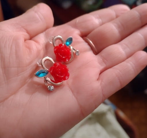 Обеци-розички - град Монтана | Обеци - снимка 2