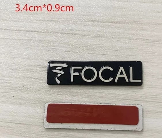 Алуминиеви емблеми за тонколони ’’Focal’’ - 34 мм./ 9 мм.