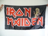 Iron Maiden знаме Айрън Мейдън хеви метъл флаг постер рок