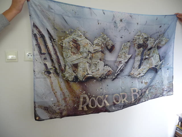 AC/DC Rock or Bust хеви метъл флаг постер рок Ей Си Ди Си, град Радомир | Други - снимка 2