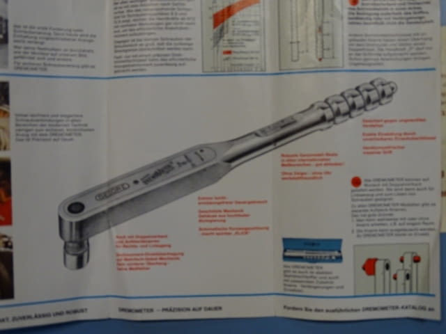 Динамометричен ключ Gedore Rahsol Dremometer type E, град Пловдив | Инструменти - снимка 10