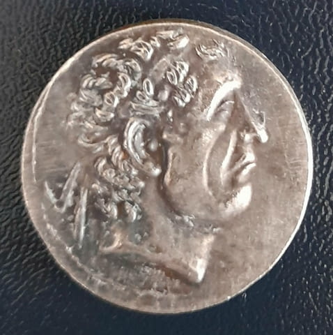 Монета Тетрадрахма на Евтидем I, Гръко-Бактрийско царство - РЕПЛИКА - снимка 1