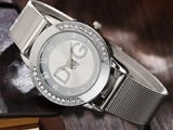 Посребрен часовник ”Dolce & Gabbana”