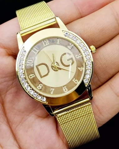 Позлатен часовник ”Dolce & Gabbana” Unisex, Кварцово - град Бургас | Часовници - снимка 2