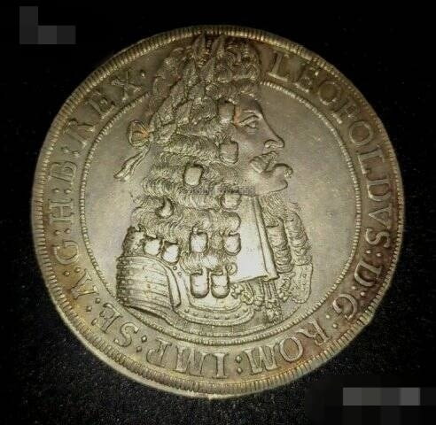 Монета Австрия 1 Талер 1701 г Леополд I Хабсбург UNC, град Бургас | Нумизматика / Бонистика - снимка 1