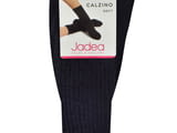 Jadea черни, сиви, сини, тъмночервени, бежови италиански плътни зимни пухкави чорапи над глезените Жадея