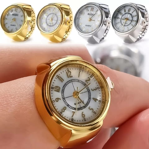 Часовник - пръстен Дамски, Кварцово, Елегантен - град Бургас | Часовници - снимка 3