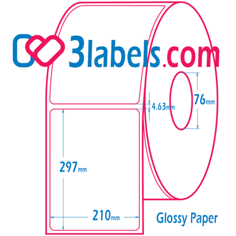 Www.3labels.com Етикети на ролка за цветни инкджет принтери - Epson, Afinia, Trojan inkjet - снимка 12