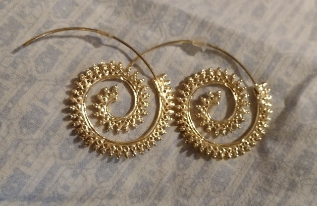 Модни обеци Спирала - град Монтана | Обеци - снимка 2