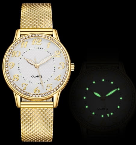 Позлатен дамски часовник / 5 Lady's, Quartz, Elegant - city of Burgas | Watches - снимка 2