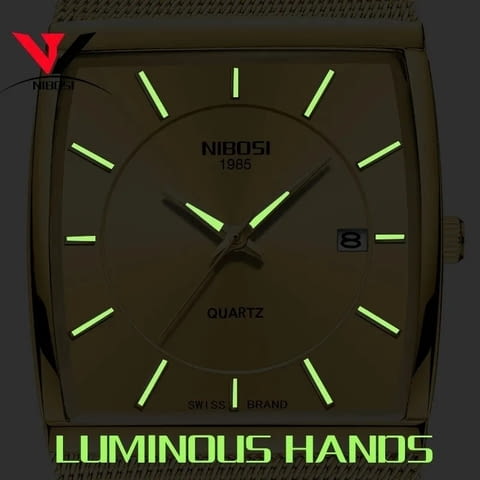 Позлатен мъжки часовник / 7 Men's, Quartz, Elegant - city of Burgas | Watches - снимка 5