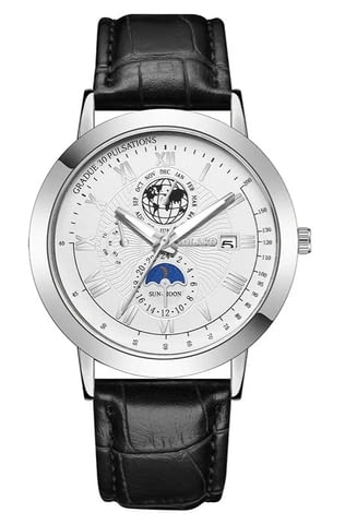 Мъжки мулти-функционален часовник / 16 Men's, Quartz, Elegant - city of Burgas | Watches - снимка 1