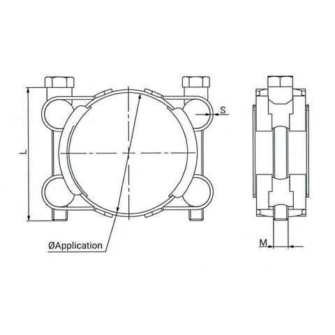 Скоба за водно съединение усилена двуболтова W1, град Варна | Машини / Съоръжения - снимка 3