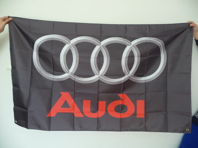 AUDI знаме Ауди Германия автомобили коли Quattro реклама, city of Radomir - снимка 1