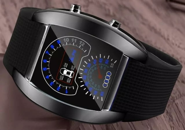 Нов часовник с табло и лого ”Ауди” Unisex, Quartz, Sport - city of Burgas | Watches - снимка 4